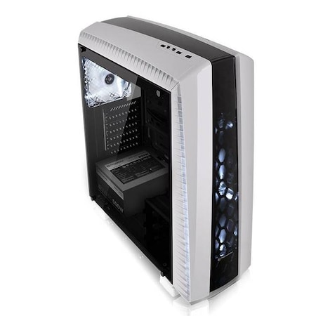 Thermaltake Versa N27 LED Fan Snow Edition NoPowerSupply ATX Mid Tower (White&Blk) CA-1H6-00M6WN-02